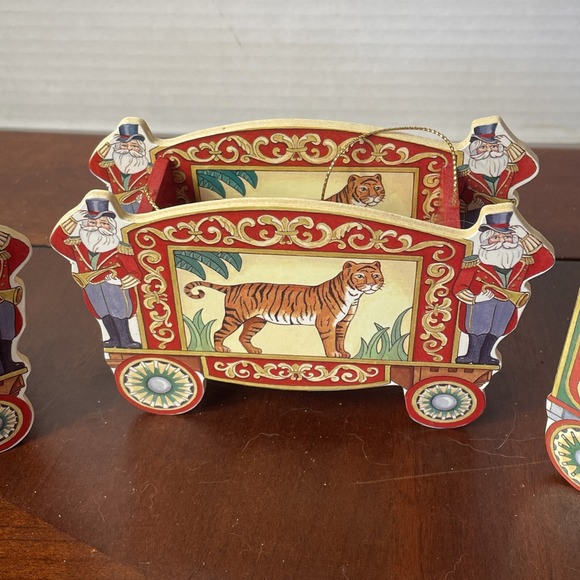 Kurt Adler Circus Train Seal Lion Acrobat Ornament 1991 Performance 14 Piece Set - Picture 7 of 8